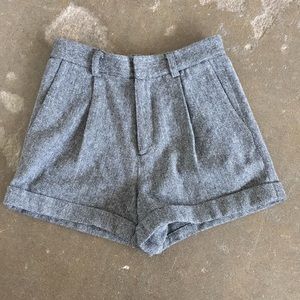 Steven Alan High waisted wool shorts
